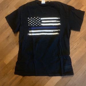 Thin Blue Line Police shirt